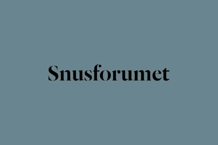 Snusforumets nya logotyp