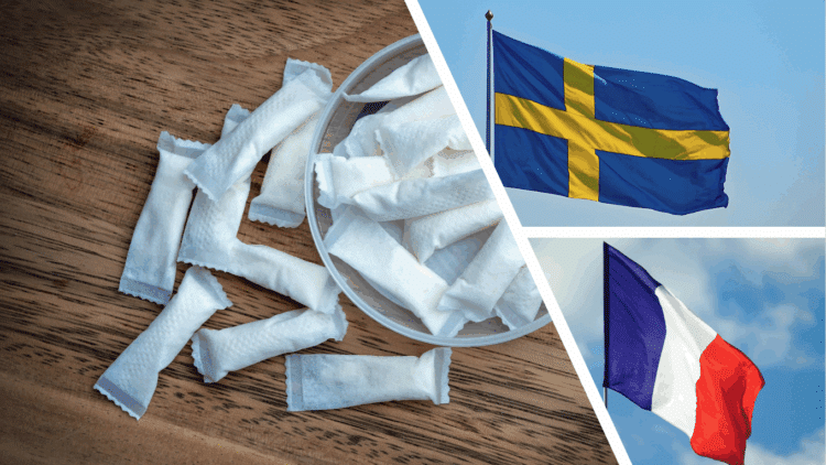 France Sweden nicotine pouch ban EU