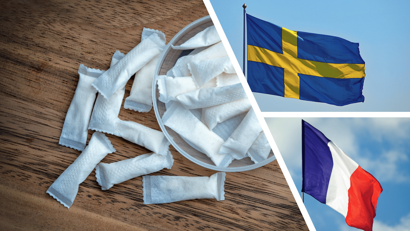 France Sweden nicotine pouch ban EU
