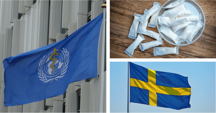 WHO nicotine Sweden